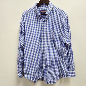 Vineyard Vines Mens Multicolor Plaid Shirt Size XL Preppy Academia Classic